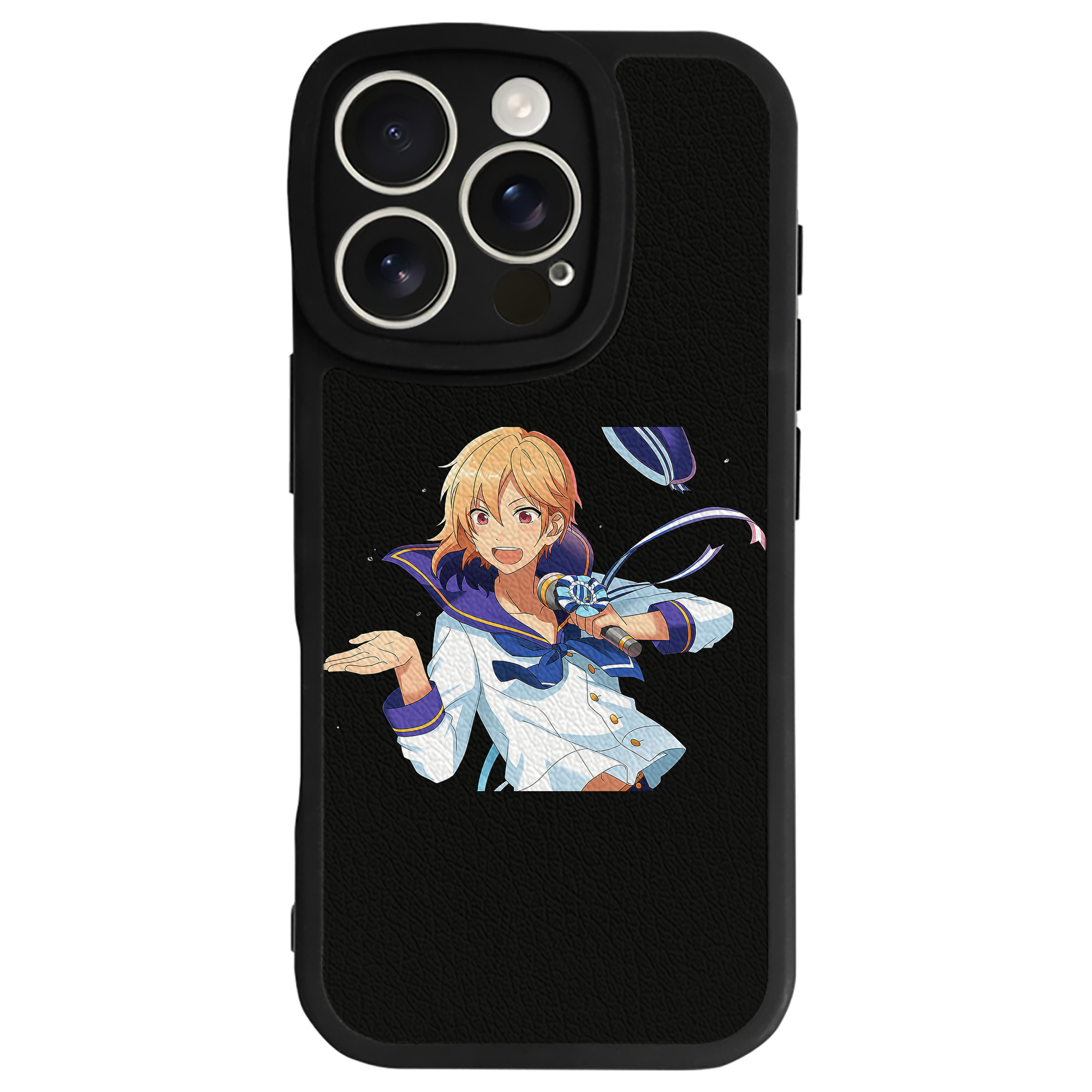 （画像用） あんさんぶるスターズ! Ensemble Stars 【iPhone 16シリーズ対応】シリコンスマホケース（レザー調） 材質：シリコン
